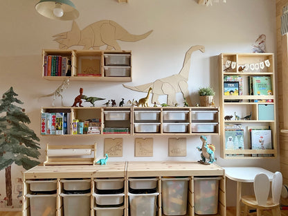 Dinosaur Triceratops – Wooden Wall Decoration