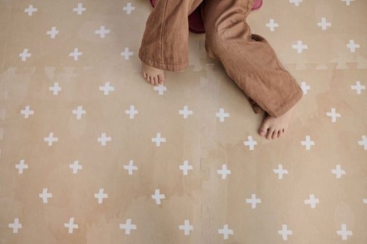 Foam Puzzle Playmat - Cross Sand