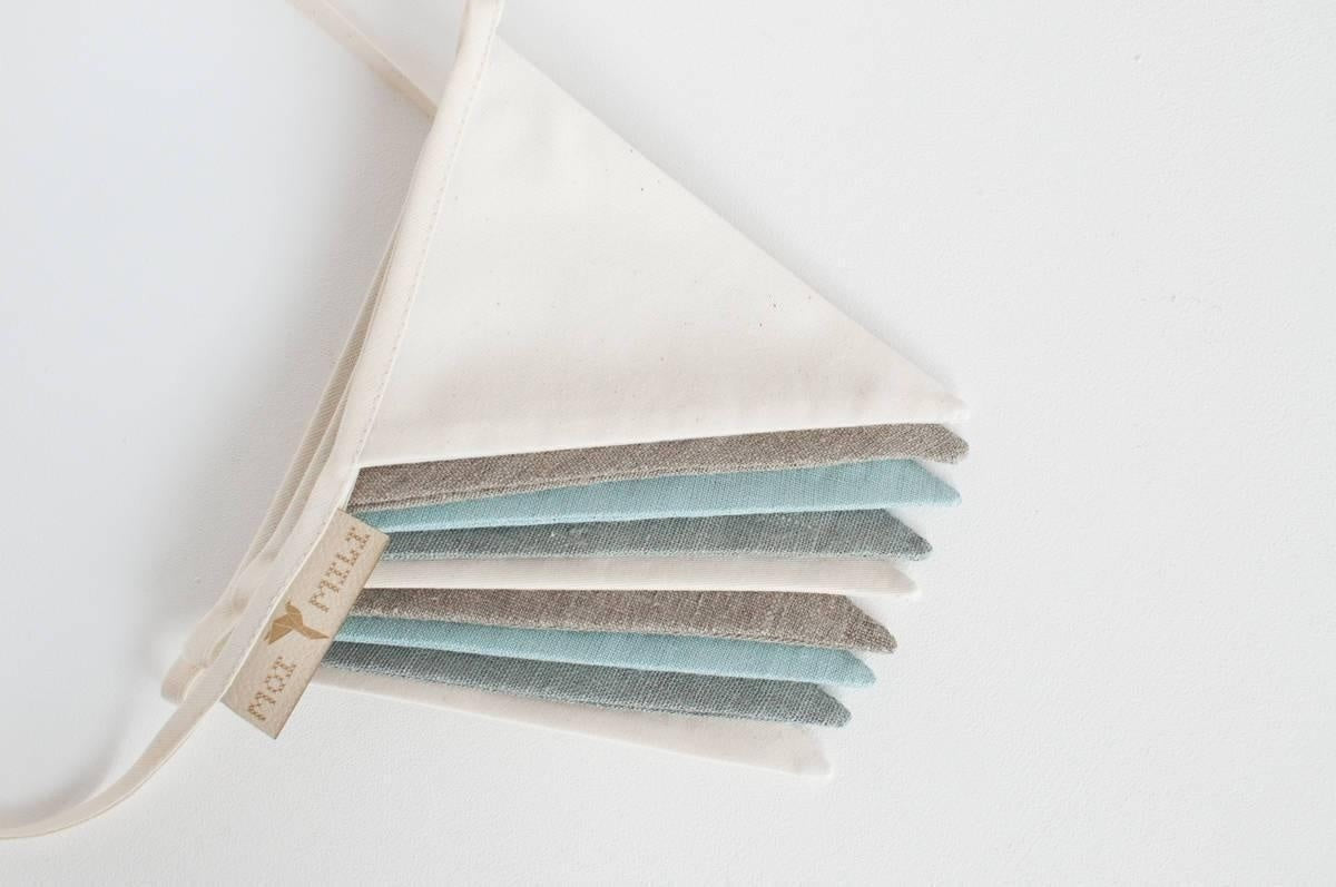 Garland - Cream, Grey and Teal