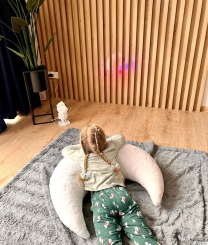 Handcrafted Giant Moon Pillow for Babies & Toddlers 