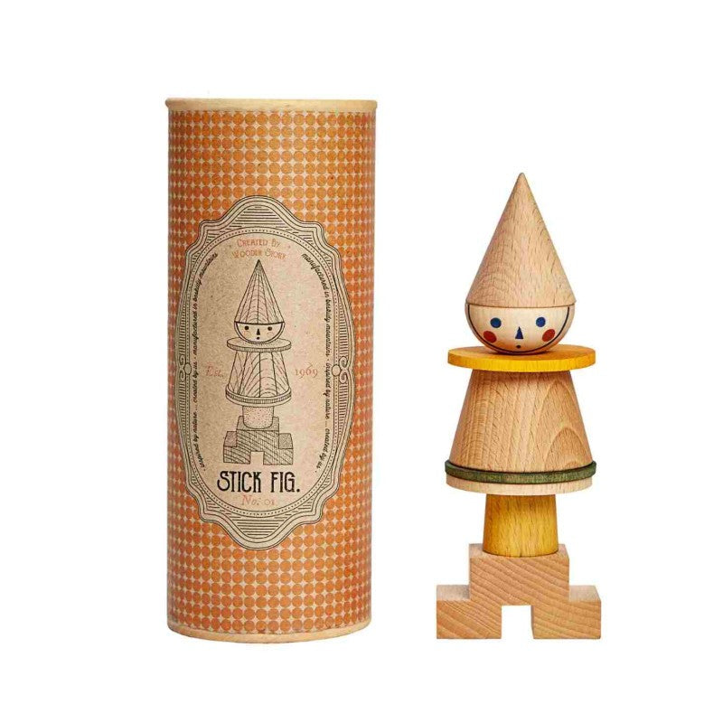 LALA Stick Figure Puzzle - Yellow