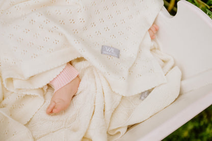 LOVE Gift Set For Baby - Blanket, Romper and Bonnet