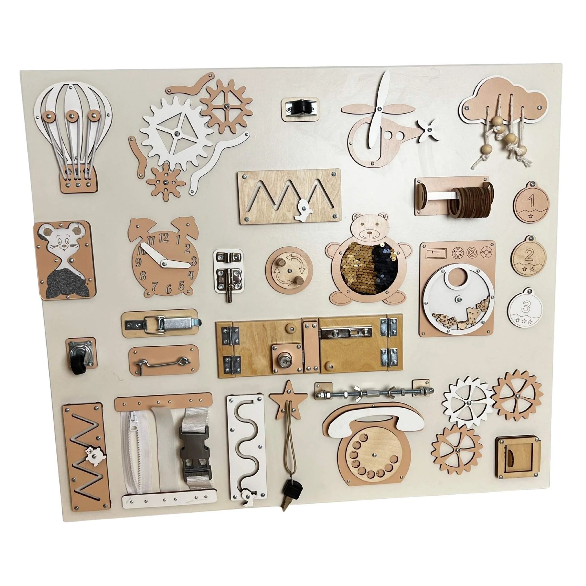 Large wall busy board (60×70 cm)