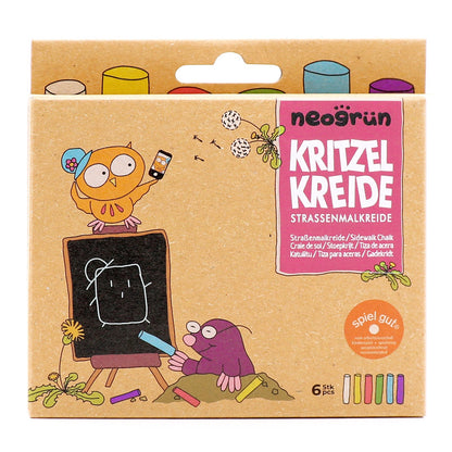Neogrün Organic Street Chalks – 6pcs