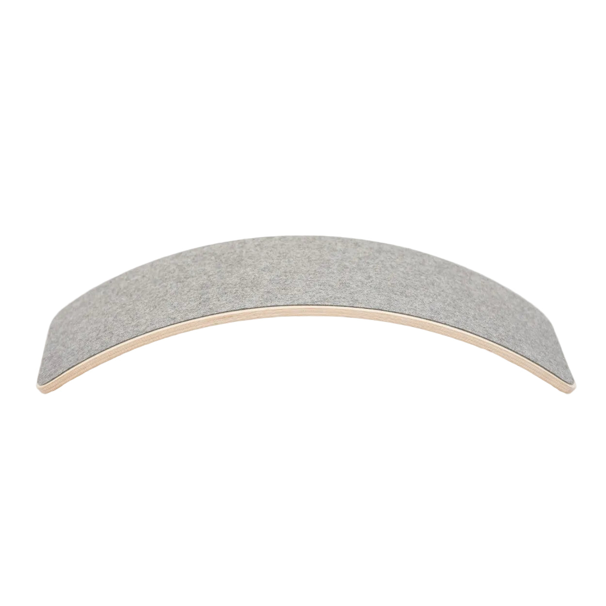 Wooden Balance Board With Grey Felt