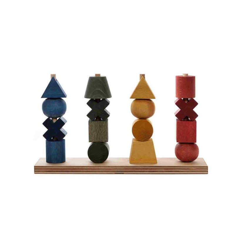 Wooden Fence Puzzle XL - Colorful